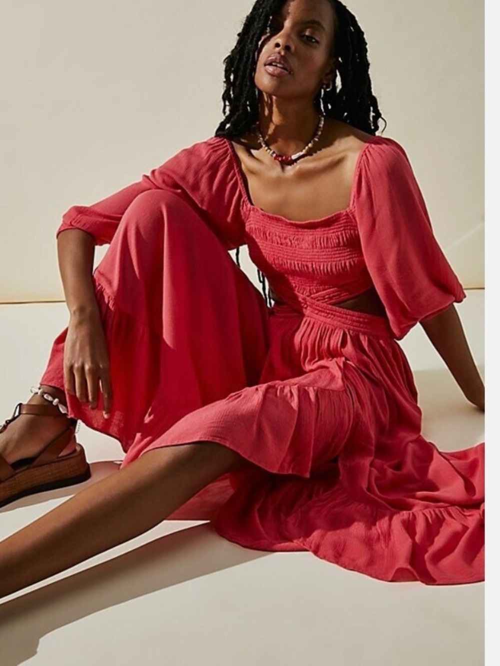 Free People Cross My Heart Maxi Dress